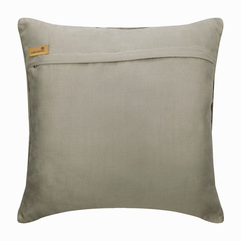 Grey and copper outlet throw