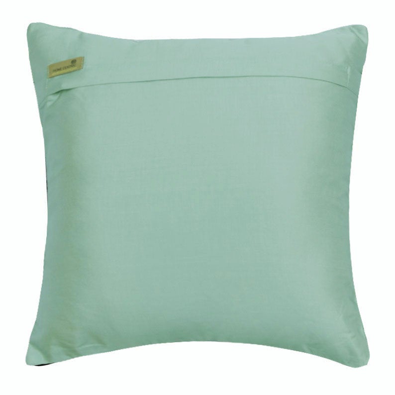 Blue Satin Pintuck Textured Throw Pillow Cover Sea Crunch The