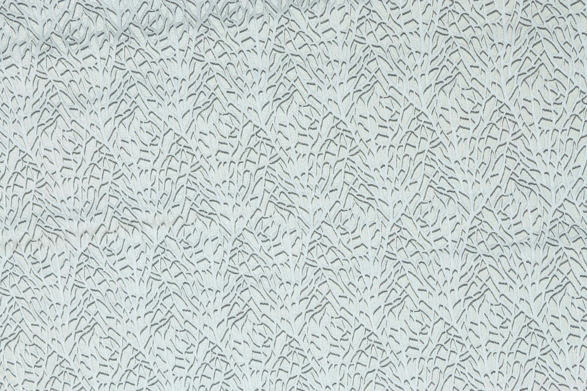 C04 Jacquard Fabric 3D Pearl White – FabricViva