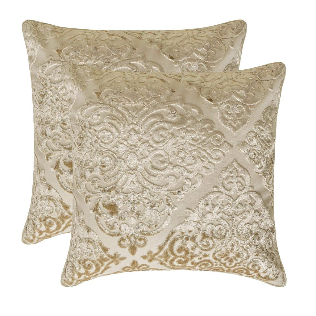 Ivory velvet throw pillow best sale