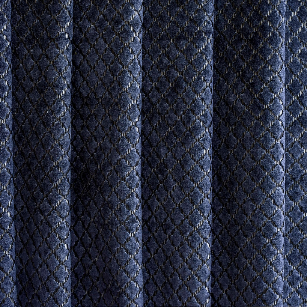 Velvet Fabric By The Yard - Kennedy Blue