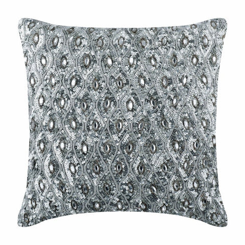 Circle Pattern Rhinestone Pillow / Insert Included / Bling Pillow / Bling